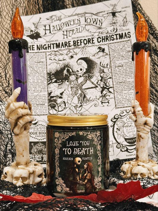 LOVE TO DEATH CANDLE